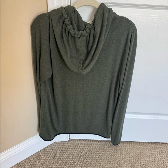 Threads 4 Thought Olive Green Hoodie - Picture 2 of 3